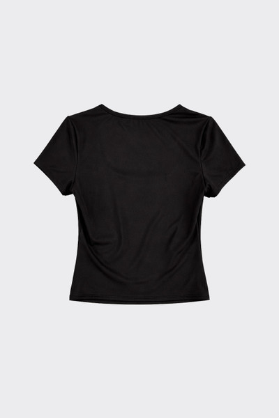 Scoop-Neck T-Shirt Black