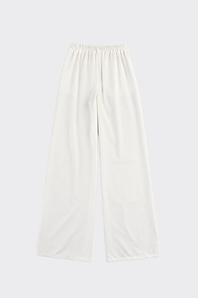 Wide-leg tailored trousers white
