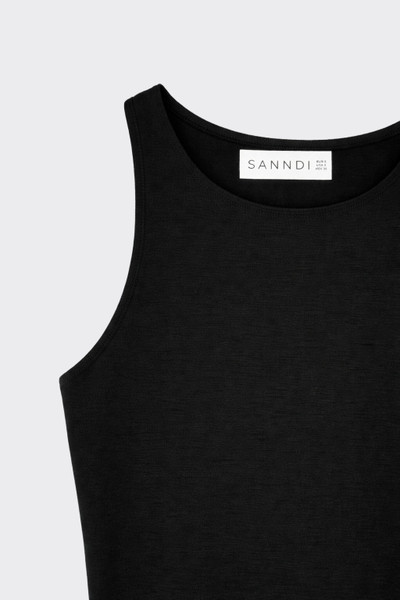 High Neck Sleeveless Bodysuit Black