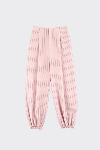 Striped harem pants dark Pink