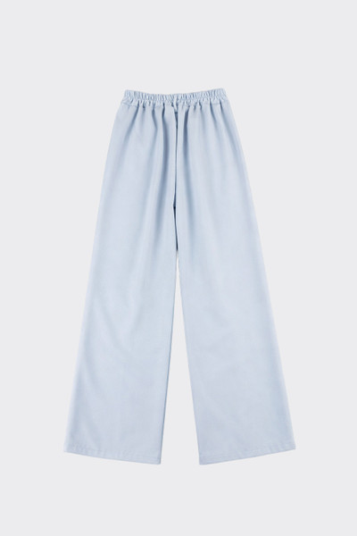 Wide-leg tailored trousers blue