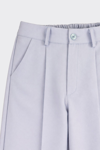 Wide-leg tailored trousers blue