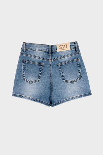 Denim skort