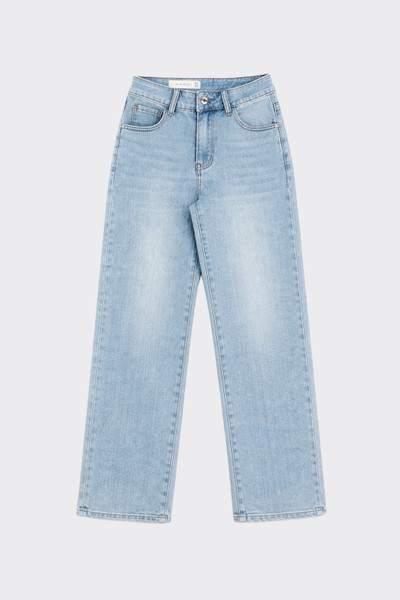 Straight jeans with studs and stars