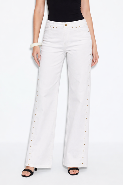 jeans with studs front and sides