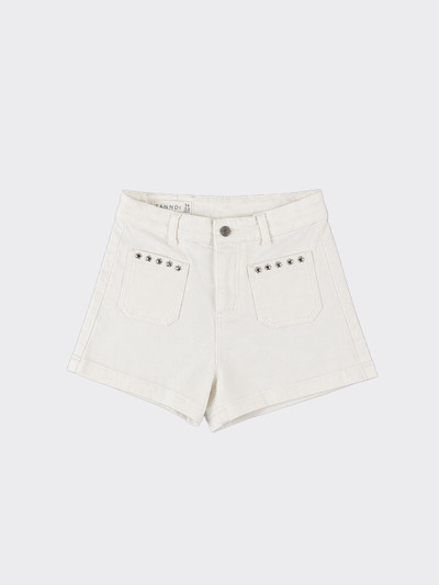 Shorts with front patch pockets and stars.