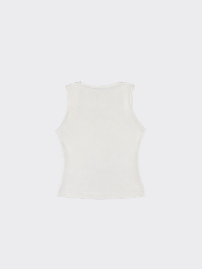 Tank corset top white