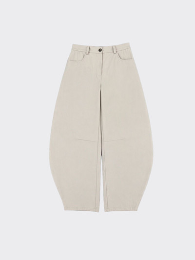 Taupe barrel pants
