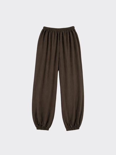 Fluid Harem Pants Brown