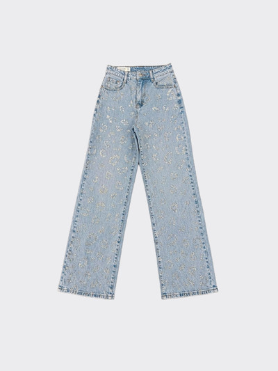 Wide leg Leopard print glitter