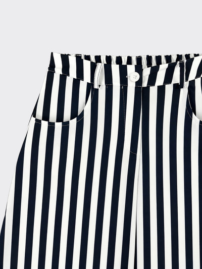 Blue striped balloon pants