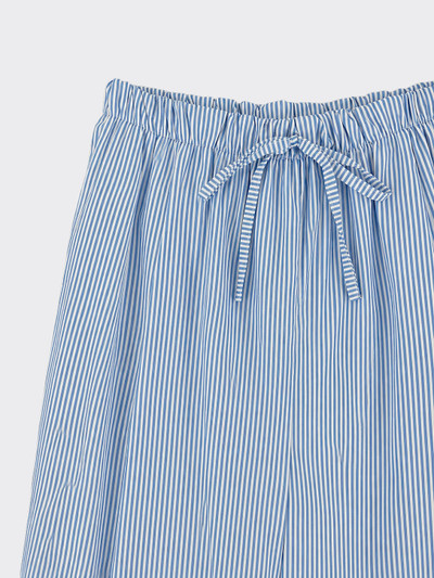 Poplin striped harem pants