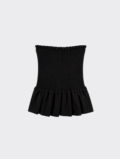 Honeycomb bandeau top black