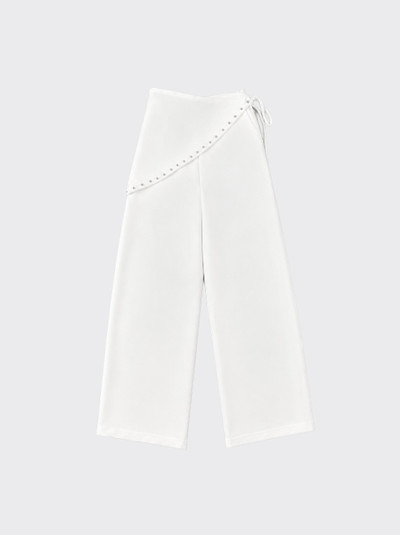 Tencel handkerchief trousers white