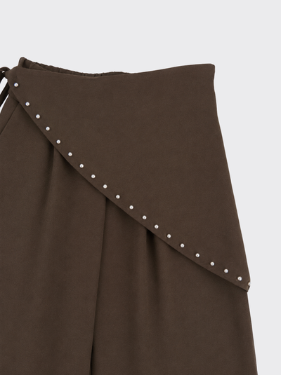 Tencel handkerchief trousers brown