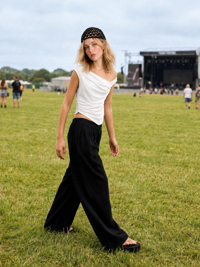 Ruched tank top