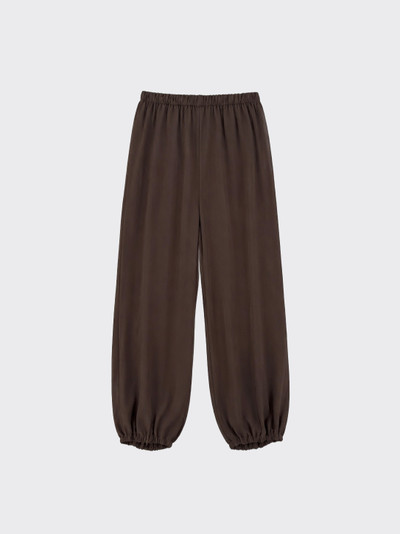 Brown harem flowy trousers