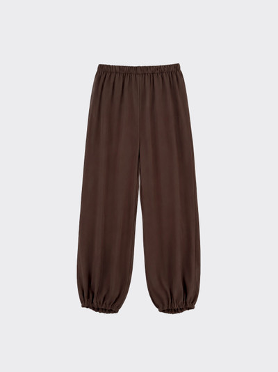 Brown harem flowy trousers