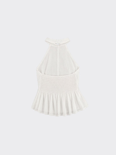 Halter qipao top white