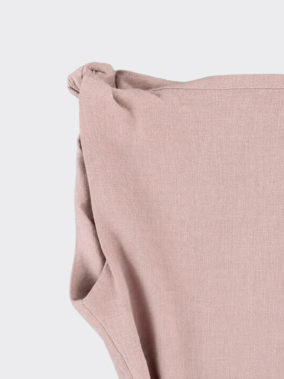 Tank top with knot detail fitted at the back pink