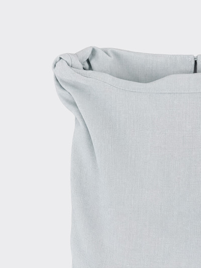 Tank top with knot detail fitted at the back blue