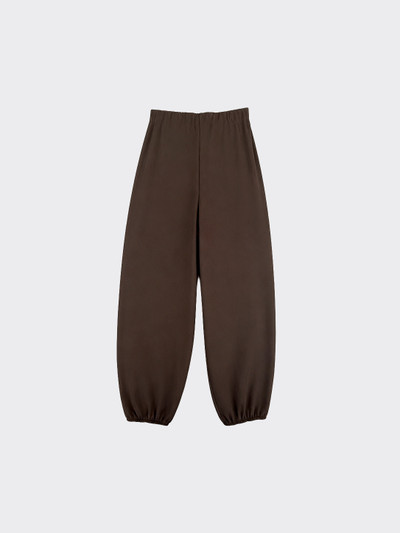 Pleated harem pants brown