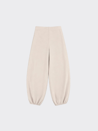 Pleated harem pants beige