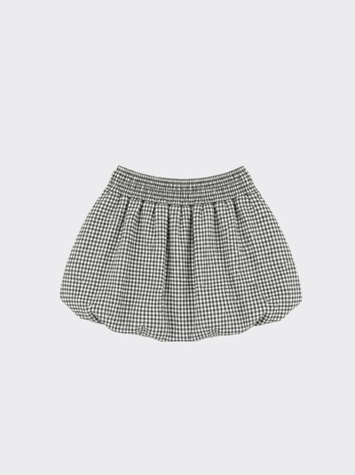 Balloon skirt culottes green