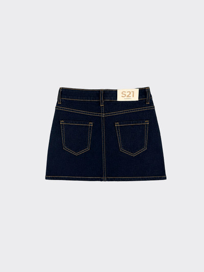 S21 dark denim skirt