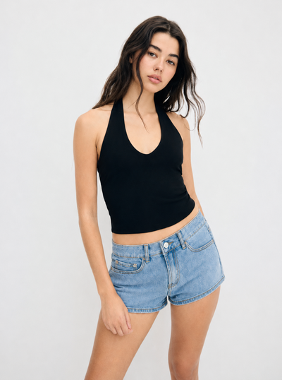 S21 short low waist blue