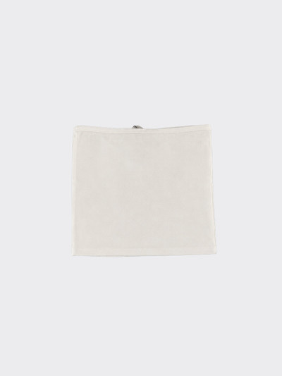 White embroidered glitter bandeau top