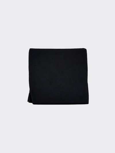 Black embroidered glitter bandeau top