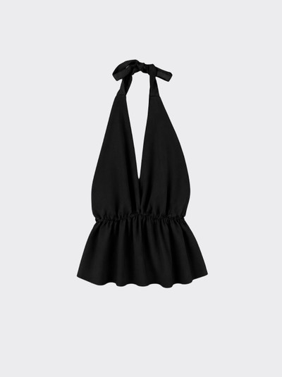 Black halter top