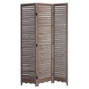 48" x 1" x 71" Brown, Wood Tuscan - Screen