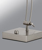 15" X 9-19" X 13" - 19" Brushed steel Metal LED Desk Lamp