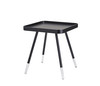 19" X 19" X 21.25" Black End Table