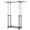 Height Adjustable Extendable Double Rail Clothes Rack