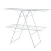 2-Level Foldable Clothes Drying Rack-White
