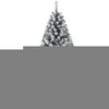 6 Ft Snow Flocked Hinged Artificial Christmas Tree