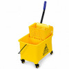 21 Quart Mop Bucket Side Press Wringer on Wheels With Panel