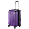GLOBALWAY Expandable 20" ABS Carry On Luggage Travel Bag Trolley Suitcase-Purple