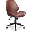 Office Home Leisure Mid-back Upholstered Rolling Chair