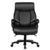 Big & Tall 400lb PU Leather Massage Office Chair-Black