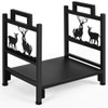 18" Wood Lumber Storage Holder for Fireplace Stove Fire Pit