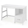 47.5" Modern Home Computer Desk with 2 Storage Drawers-White