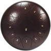 Steel Tongue Handpan Drum 13 Notes 12-Coffee