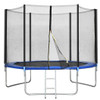 10 ft Combo Bounce Jump Safety Trampoline with Spring Pad Ladder