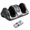 Therapeutic Shiatsu Foot Massager Kneading and Rolling with  High Intensity Rollers-Gray