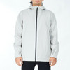 Men's Waterproof Rain Windproof Hooded Raincoat Jacket-Gray-M