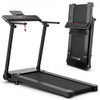 Folding Treadmill for Walking Running with LED Touch Screen for Home and Gym